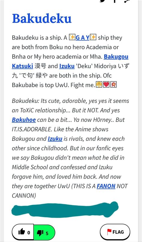 Urban Dictionary: bakudeku.